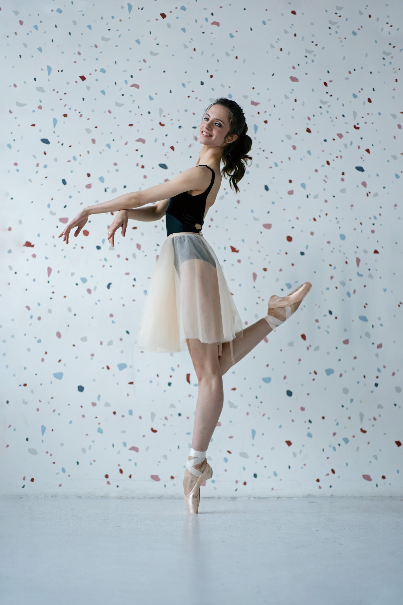 Ballet Maniacs Leotard X-Class by Kristina Kretova Black | Maison 