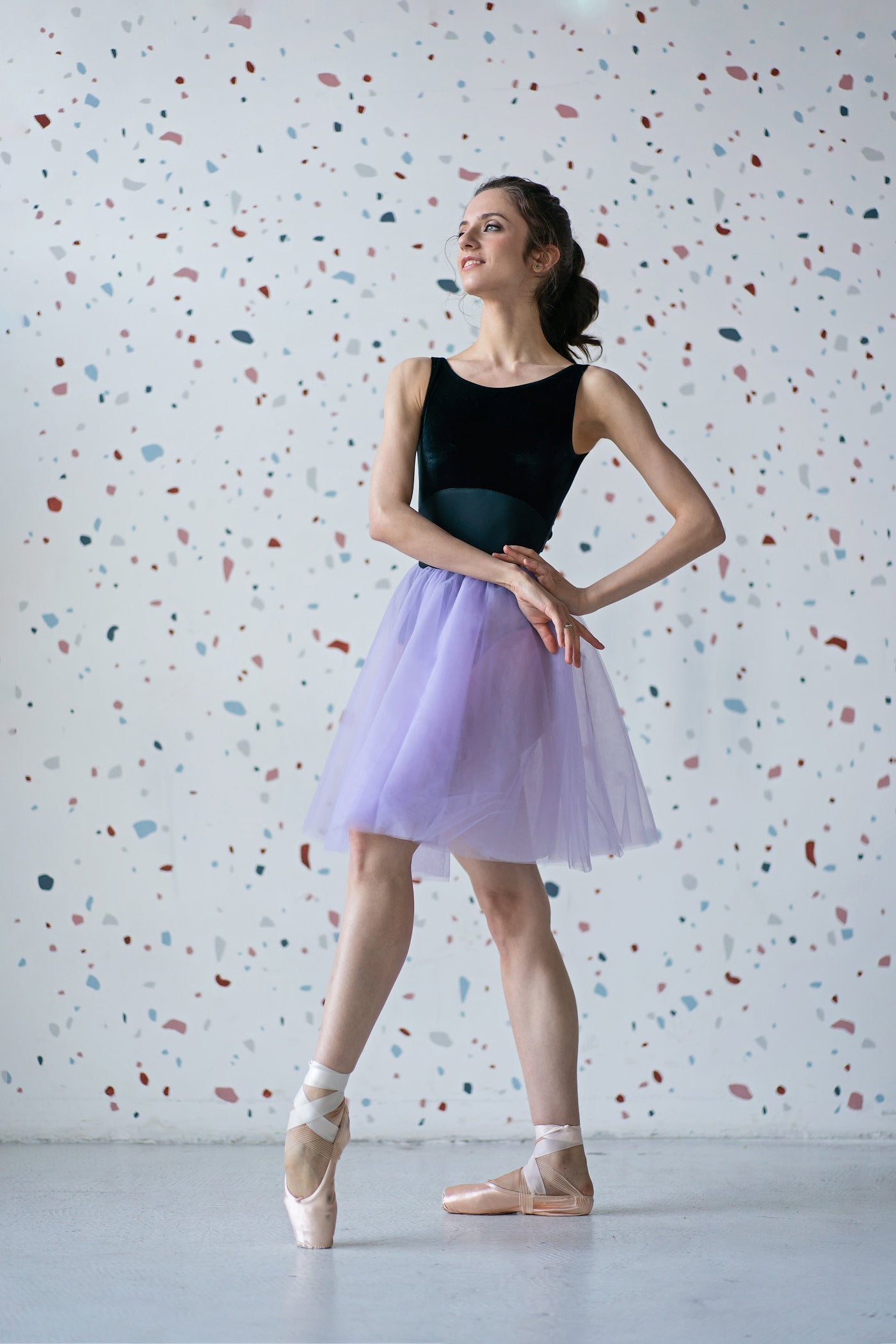Ballet Maniacs Leotard X-Class by Kristina Kretova Black