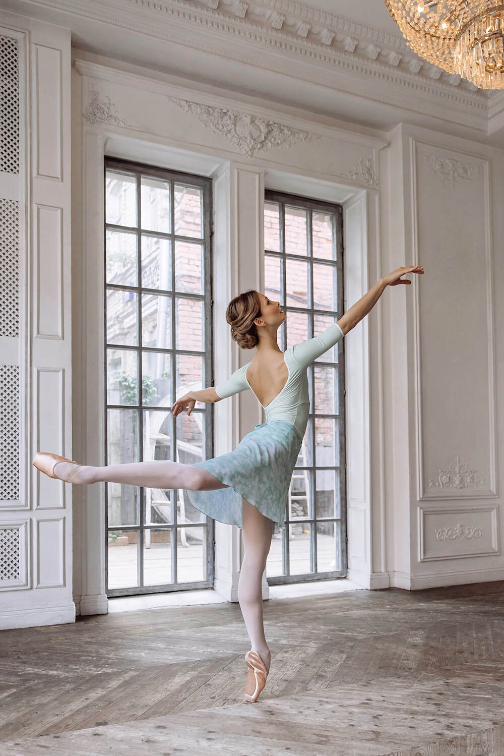 Ballet Maniacs Leotard Montpensier | Green apple | Maison de 9uatre