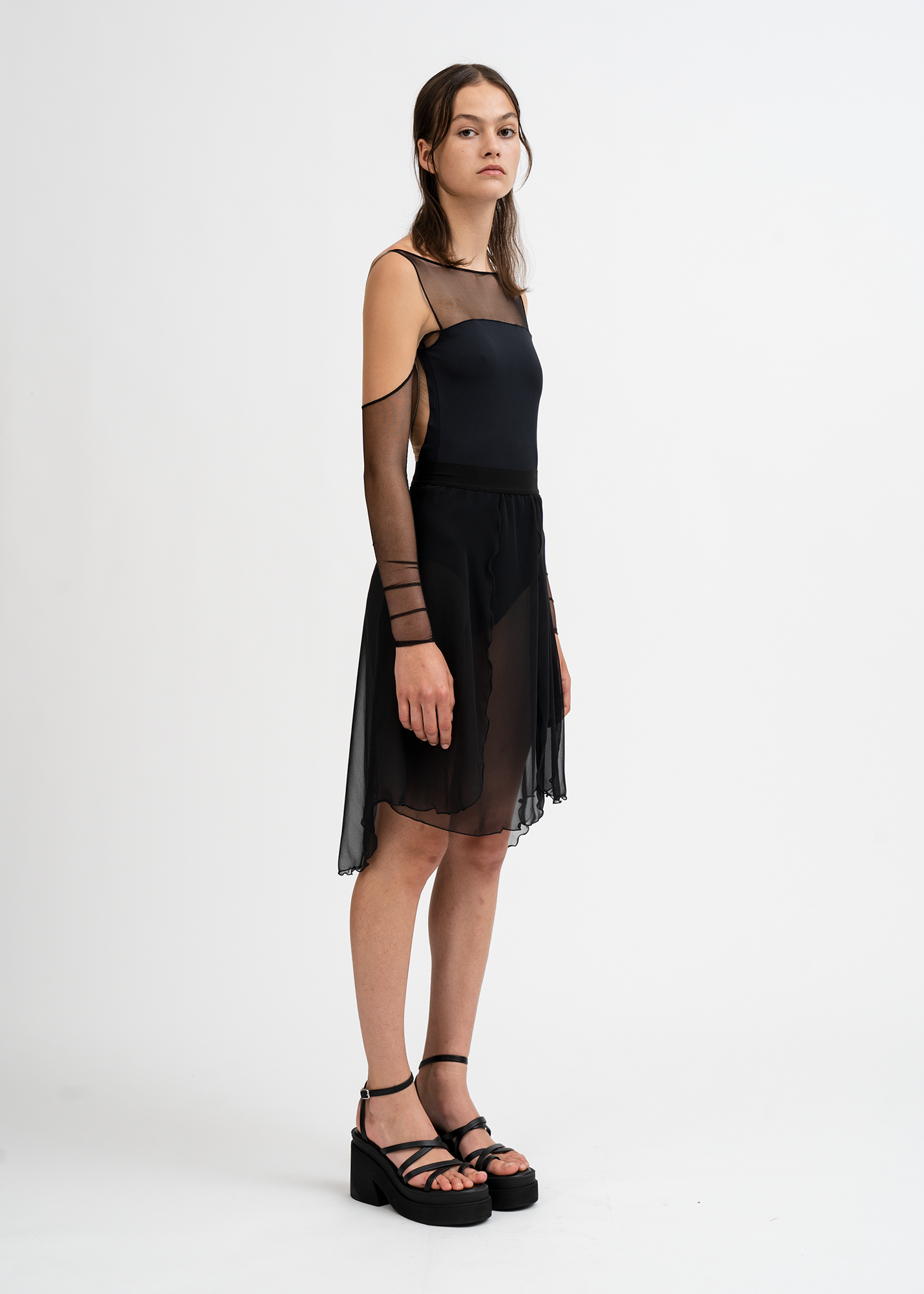 MALDIRE The Black Rehearsal Skirt | Maison de 9uatre