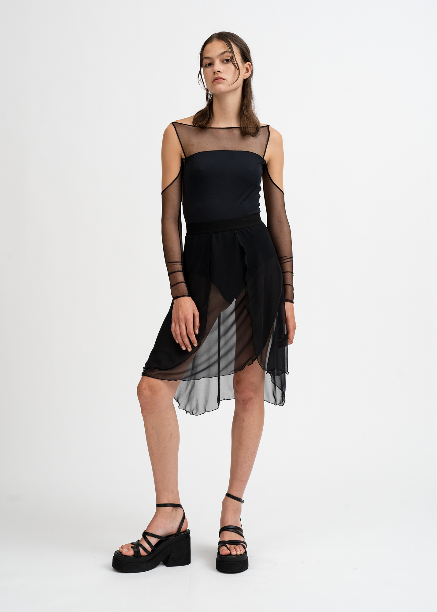 MALDIRE The Black Rehearsal Skirt | Maison de 9uatre